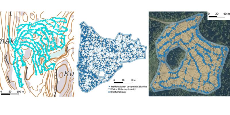 SPAH-laskentamenetelmällä luotuja kuviointeja