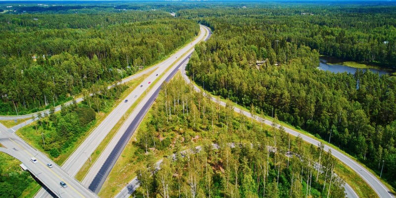 Ilmakuva liikenteestä