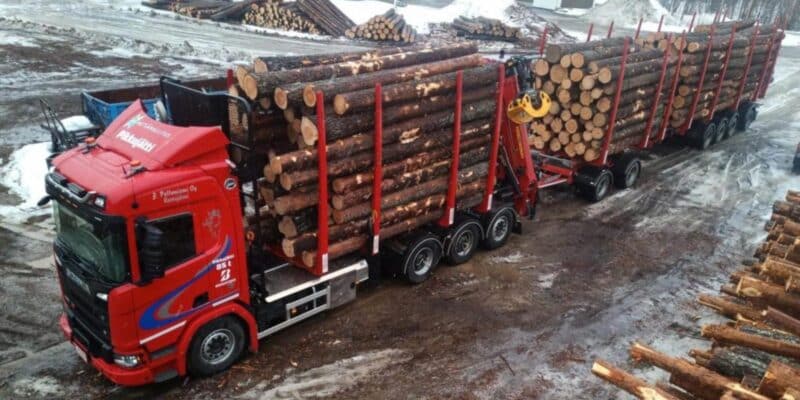 85-tonninen HCT-piuutavarakuljetus